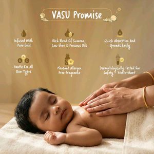 Vasu Swarna Malish Ayurvedic Tailam Baby Massage O