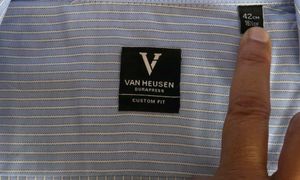 Van Heusen Formsl Men Striped Shirt 48