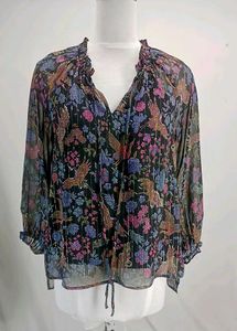 🦋 Butterfly &amp; Botanical print Top