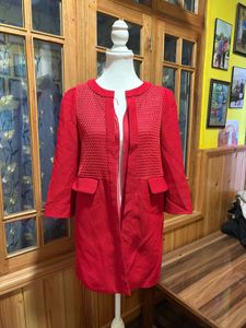 Elegant Red Women's Jacket