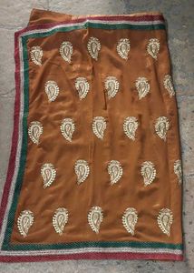 Brown Shimmery Saree