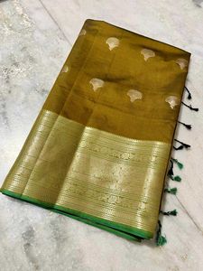 Trendy Soft Silk Allover Boota Saree