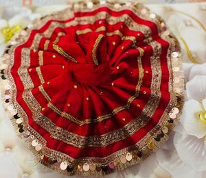 Red Krishna Dress