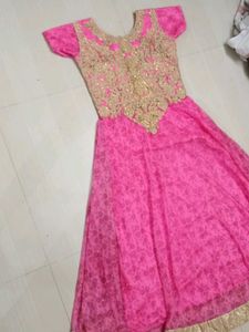 Pink Ethnic Gown, donation motive 🙌