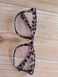Stylish Leopard Print Glasses with Case