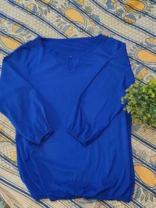 royal blue formal top