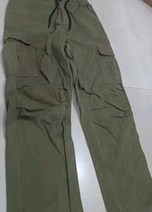 Price Drop 399/- sale Khaki Cargo Pants with Draws