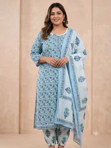 Blue Floral suite 3xl