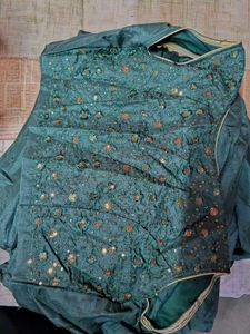Elegant Sage Green Embroidered Lehenga Set ✨ | Fes
