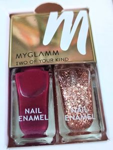 PACK OF 3 MYGLAMM NAIL ENAMEL