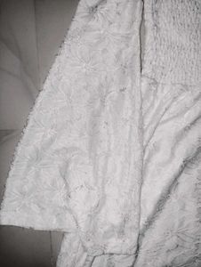 White Off-Shoulder Lace Dress
