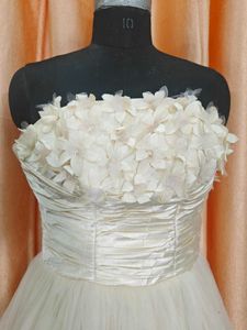 Chic Strapless Tulle Party Dress