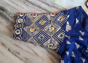 Beautiful Blue Lehenga Choli Set