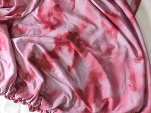 Strapless Ruched Tie-Dye Mini Dress