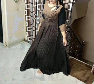 Brown Western Gown