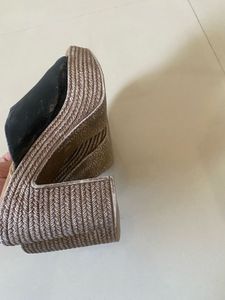 Stylish Black Wedge Sandals