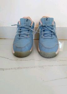💫 Girl'sLight Blue Lace-Up Sneakers