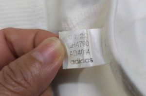 Adidas White Racerback Sports Bra
