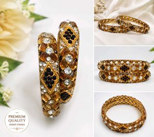 Exquisite Embellished Bangle Set