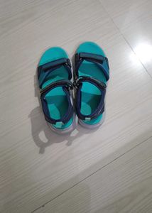 Campus Teal &amp; Blue Sports Sandals