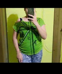 One Side Off Shoulder Top