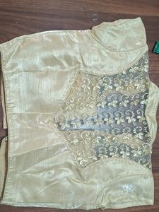 golden blouse for women
