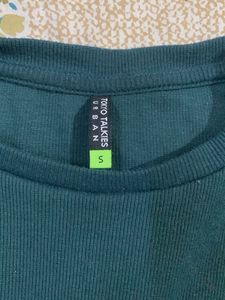 Green "But Who Cares" T-Shirt