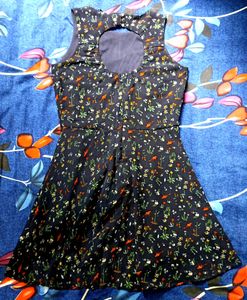 Cute Floral Short Dress