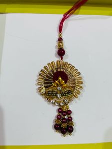 Floral Accessory lumba for rakhi set if 2