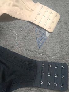 Comfortable Bra Set - Black &amp; Nude