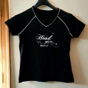 Black Stretchable Activewear Top
