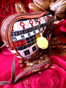 Heart-Shaped Crossbody Bag