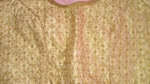 Embroidered Golden Blouse