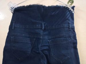 High-Waisted Black Jeans