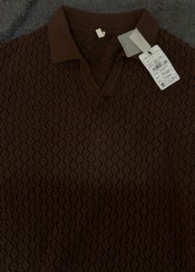 with tag men’s heavy knit sweater