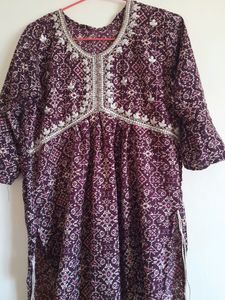 Purple kurta
