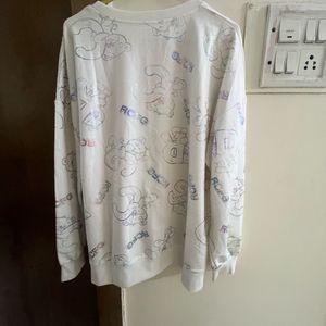 Cute Cartoon Print Sweatshirt
