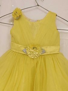 Beautiful Yellow Baby Girl Dress