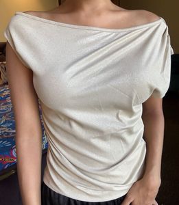 Sparkly Off-Shoulder Top