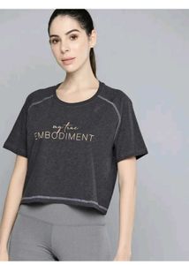 HRX Oversized Crop Tshirt for women