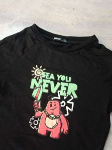Black Graphic T-Shirt
