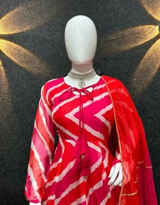 SUPER ATTRACTIVE PINK COLOUR ANARKALI SUIT