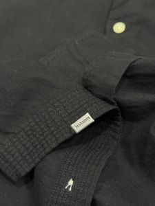 AllSaints Relaxed Fit Black Shirt
