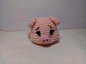 Crochet Pig Plush