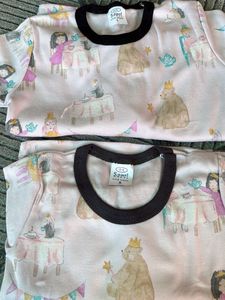 Cute Bear Print Pajama Set