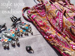 Beautiful Traditional Peplum Style (Short Kurti)