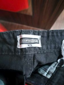 Black Ripped Denim Shorts