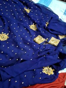 Royal Blue Embroidered Suit