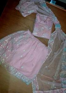 Elegant Pink Sharara Suit