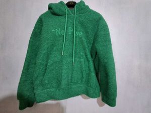 Green Fleece Hoodie